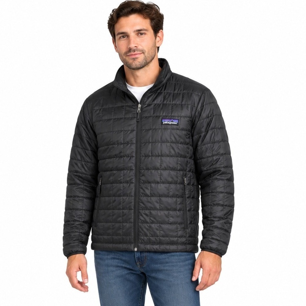 Patagonia Nano Puff Jacket Men XL Black Casual Athleisure Classic